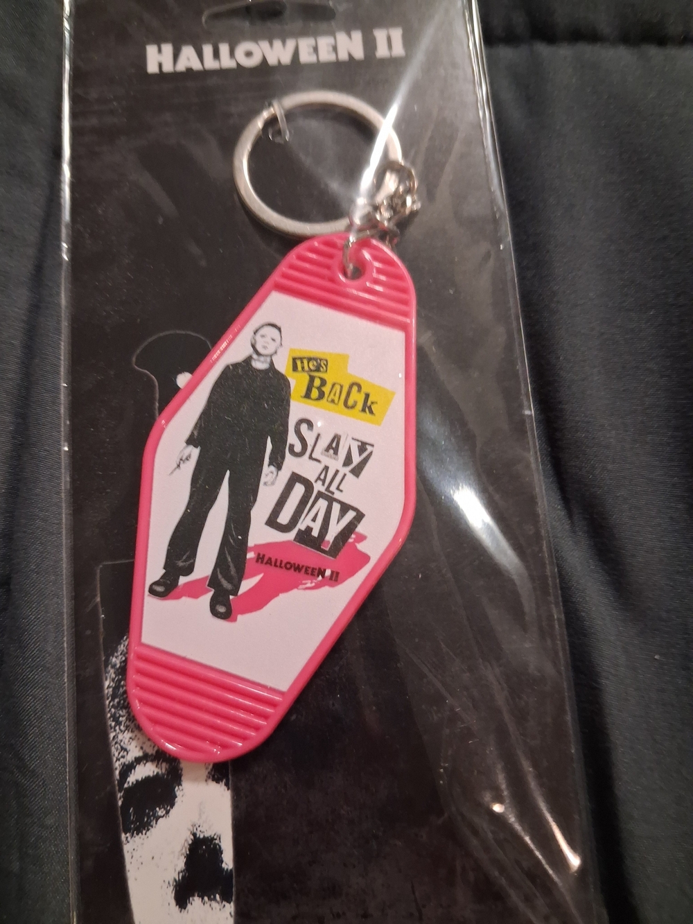 Pink Keychain Holster-Style Keyring - Picture 2 of 3